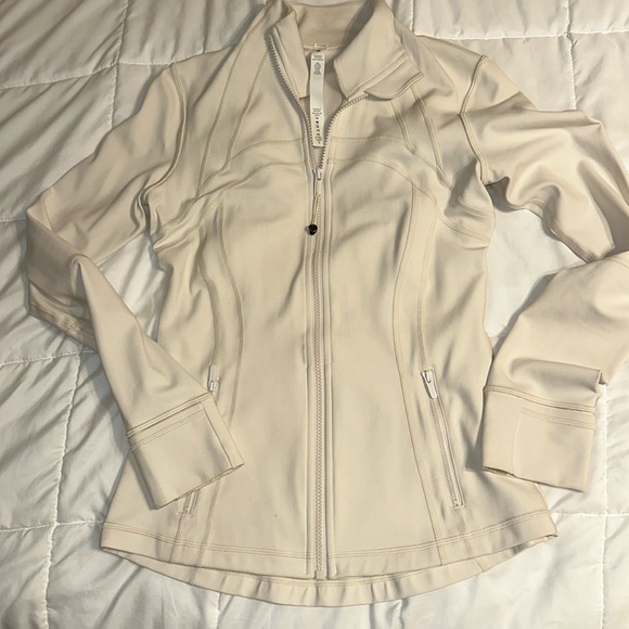 Lululemon Define Jacket White Opal Nulu 8 - Picture 1 of 3